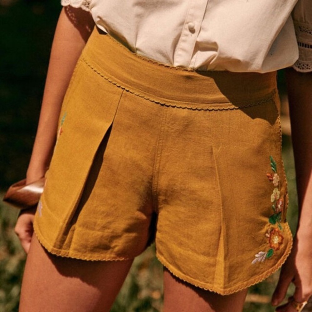 Sezane Carmen Shorts Size Small NEW!